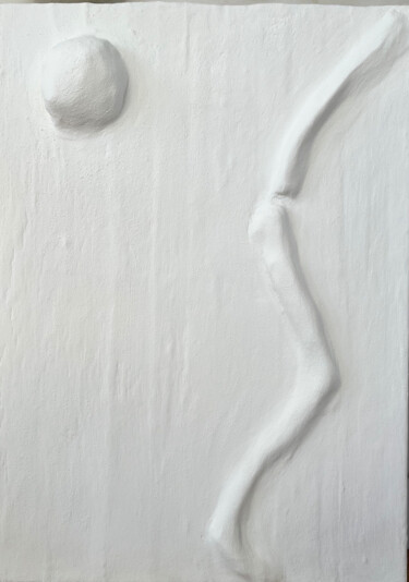 Картина под названием "Mediterranean" - Jag, Подлинное произведение искусства, Гипс Установлен на Деревянная рама для носилок