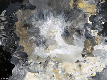 Pittura intitolato "Explosion (XL)" da Jäger (1956), Opera d'arte originale, Acrilico