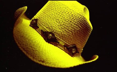Photography titled "Yellow Hat 2" by Johnny Aguirre, Original Artwork