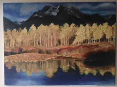 Pintura titulada "LAGUNA" por Jaibue77, Obra de arte original, Oleo