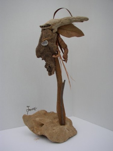 Sculpture intitulée "L'INDIEN" par Jaime Garcia, Œuvre d'art originale