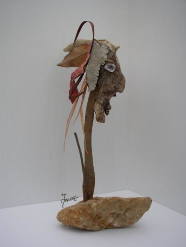 Sculpture intitulée "L'INDIEN PROFIL2" par Jaime Garcia, Œuvre d'art originale