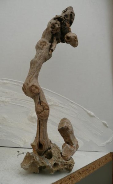 Скульптура под названием "J" - Jaime Garcia, Подлинное произведение искусства