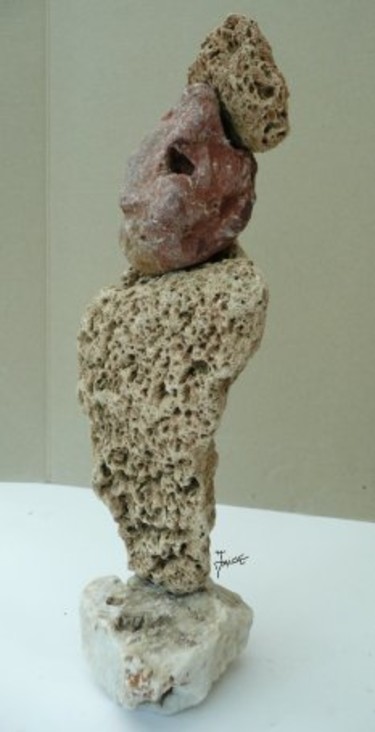 Sculpture titled "BERGER DE PROFIL" by Jaime Garcia, Original Artwork