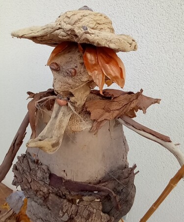 Sculpture titled "DON QUICHOTE DETAIL" by Jaime Garcia, Original Artwork, Wood