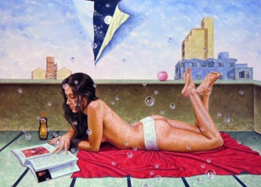 Pintura titulada "serie EL CONOCIMIEN…" por Jaime Abril, Obra de arte original, Otro