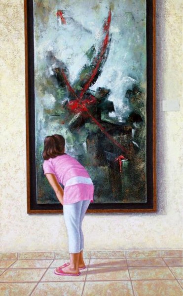 Painting titled "serie FRAGMENTOS" by Jaime Abril, Original Artwork, Oil