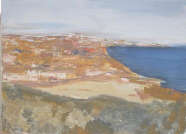 Painting titled "Dakar, Senegal" by Jaime-Axel Ruiz, Original Artwork, Acrylic