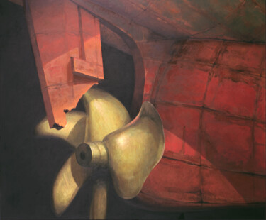 Pittura intitolato "Propela" da Jaime Carrasquilla, Opera d'arte originale, Olio