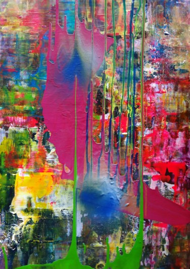 Картина под названием ""Symphony of colour…" - Jaio Dos Anjos, Подлинное произведение искусства, Акрил