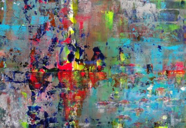 Painting titled ""Symphony of colour…" by Jaio Dos Anjos, Original Artwork, Acrylic