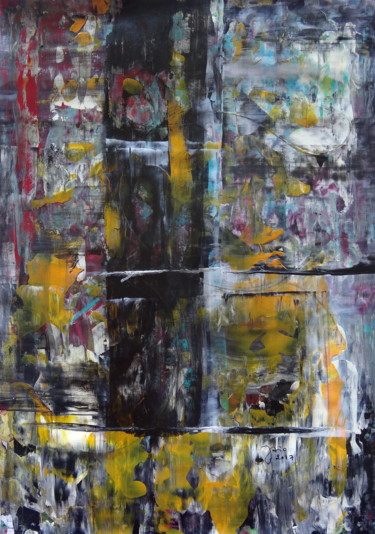 P2 Painting titled "P2" by Jaio Dos Anjos, Original Art, Acrylic