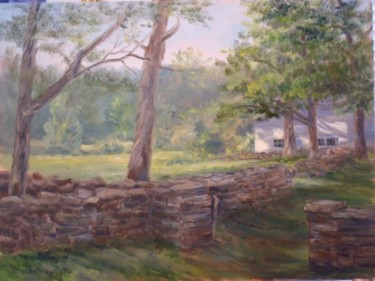 Painting titled "View from the Corne…" by Elizabeth Sennett, Original Artwork, Oil