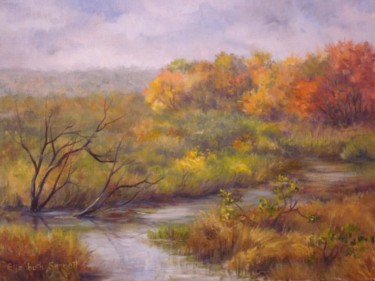 Peinture intitulée "Blackledge River, M…" par Elizabeth Sennett, Œuvre d'art originale, Huile