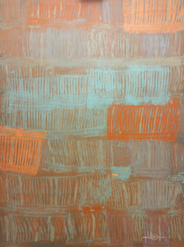 Painting titled "color reaction II" by Jakub Ziętek, Original Artwork, Acrylic