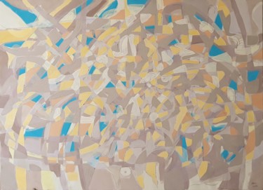 Картина под названием "untitled" - Jakub Jerabek, Подлинное произведение искусства, Акрил Установлен на Деревянная рама для…