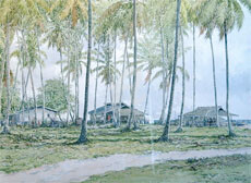 Painting titled "M Zain-Pantai" by Jalaini Abu Hasan, Original Artwork