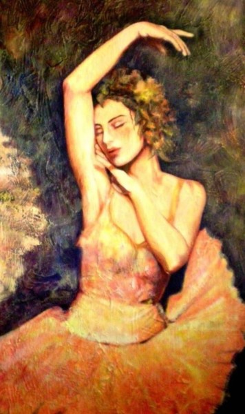 Painting titled "BALLET" by Jalar, Original Artwork