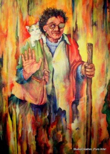 Painting titled "EN LA PRÓXIMA ESQUI…" by Jalar, Original Artwork, Oil