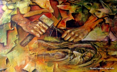 Pintura titulada "TALLADOR - DEL MURA…" por Jalar, Obra de arte original