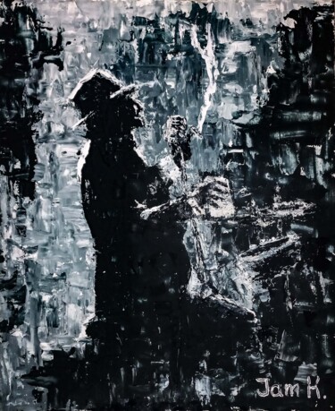 Painting titled "Jazz" by Jam Kanarsky, Original Artwork, Acrylic