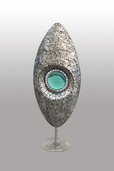 Sculpture titled "Attachments II" by Jamal Alyousif, Original Artwork, Glass