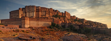 Fotografia intitolato "Fort of Jodhpur, Ra…" da James Gritz, Opera d'arte originale, Fotografia digitale