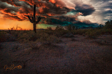 Fotografie getiteld "Sonoran Sunrise" door James H Egbert, Origineel Kunstwerk, Digitale fotografie