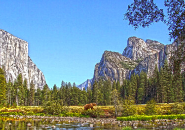 Фотография под названием "Yosemite Creekside…" - James Morris, Подлинное произведение искусства, Манипулированная фотография…