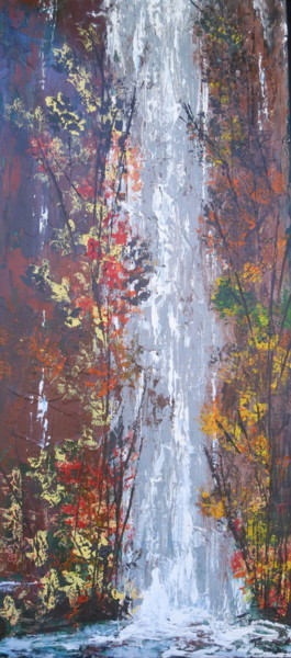 Painting titled "Falling Waters Two…" by James Thompson, Original Artwork