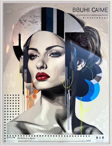 Digital Arts titled "NO NAME #6" by James Van Ipo, Original Artwork, Acrylic Mounted on Wood Panel