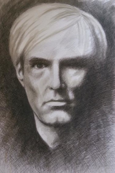 Malerei mit dem Titel "warhol" von James Flynn, Original-Kunstwerk, Öl