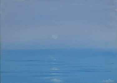 Painting titled "Seascape" by James Potter, Original Artwork, Oil