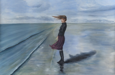 Malerei mit dem Titel "Dawn of Hope" von James Potter, Original-Kunstwerk, Öl