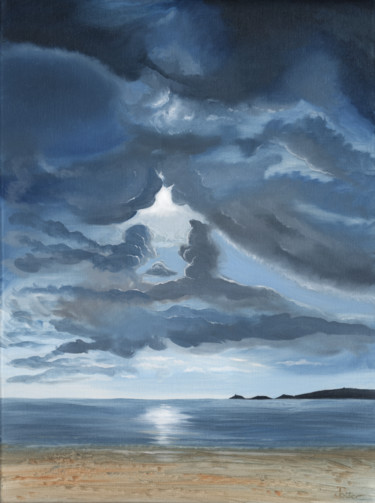 Malerei mit dem Titel "After the Storm" von James Potter, Original-Kunstwerk, Öl