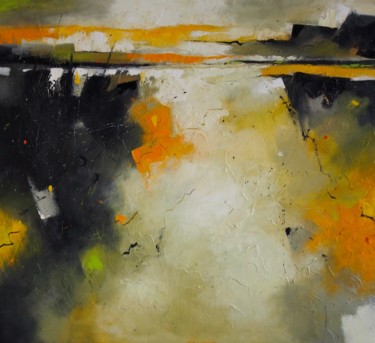 'Fantasy Landscape27' Peinture intitulée "'Fantasy Landscape2…" par Jan Aanstoot, Œuvre d'art originale, Huile