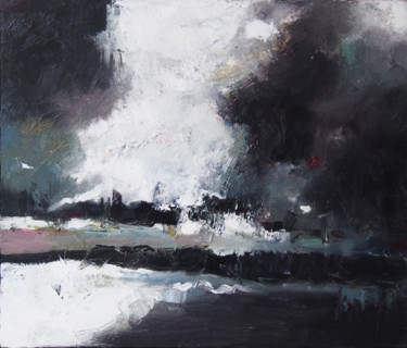 'Fantasy landscape01' Peinture intitulée "'Fantasy landscape0…" par Jan Aanstoot, Œuvre d'art originale, Huile