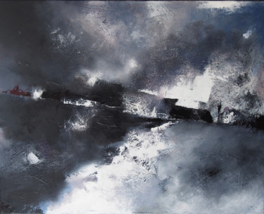 Schilderij getiteld "'Fantasy landscape0…" door Jan Aanstoot, Origineel Kunstwerk, Olie