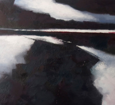 Peinture intitulée "'Fantasy landscape0…" par Jan Aanstoot, Œuvre d'art originale, Huile