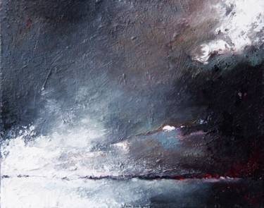 Peinture intitulée "'nocturne'" par Jan Aanstoot, Œuvre d'art originale, Huile