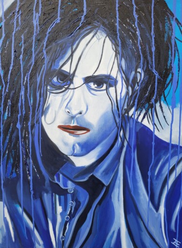 「Robert Smith」というタイトルの絵画 Jan-Albert Ernstenによって, オリジナルのアートワーク, オイル