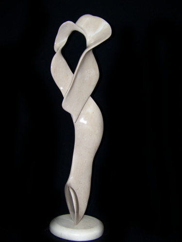 Sculptuur getiteld "Marble Dance---Mexi…" door Jan And Jo Moore, Origineel Kunstwerk, Steen