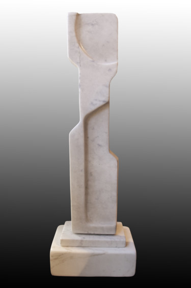 Sculpture titled "Magdalena • Carrara…" by Jan And Jo Moore, Original Artwork, Stone