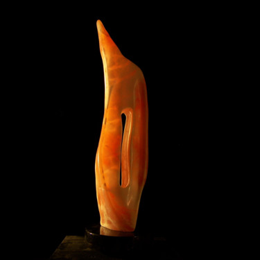 Sculpture titled "Morning Glow---Oran…" by Jan And Jo Moore, Original Artwork, Stone