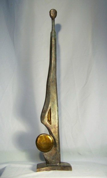 Sculpture titled "Muse of the Midnigh…" by Jan And Jo Moore, Original Artwork, Metals