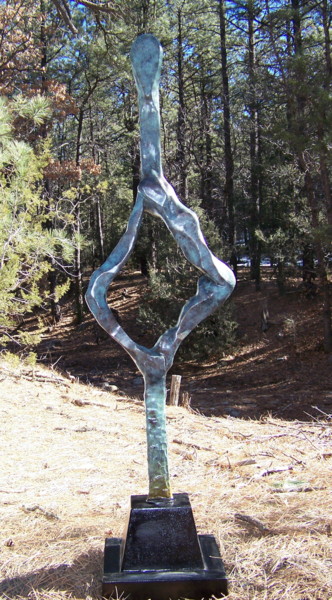 Sculpture titled ""Pirouette"-- Bronz…" by Jan And Jo Moore, Original Artwork, Metals