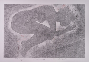Отпечатки и Гравюры под названием "Lying nude V" - Jan Bosak, Подлинное произведение искусства, Монотип