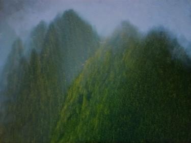 Peinture intitulée "Mountainscape XX" par Jan De Vleeschauwer, Œuvre d'art originale, Huile Monté sur Châssis en bois
