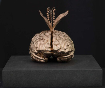 Skulptur mit dem Titel "The Brain of the 1s…" von Jan Fabre, Original-Kunstwerk