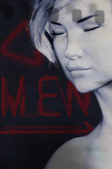 Картина под названием "What do men actuall…" - Jan Keteleer, Подлинное произведение искусства, 2D Цифровая Работа